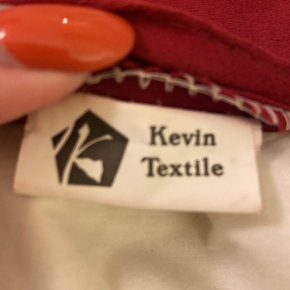 Kevin’s textiles hairy ruby red pillow down pillow 20x20 - Picture 4 of 4